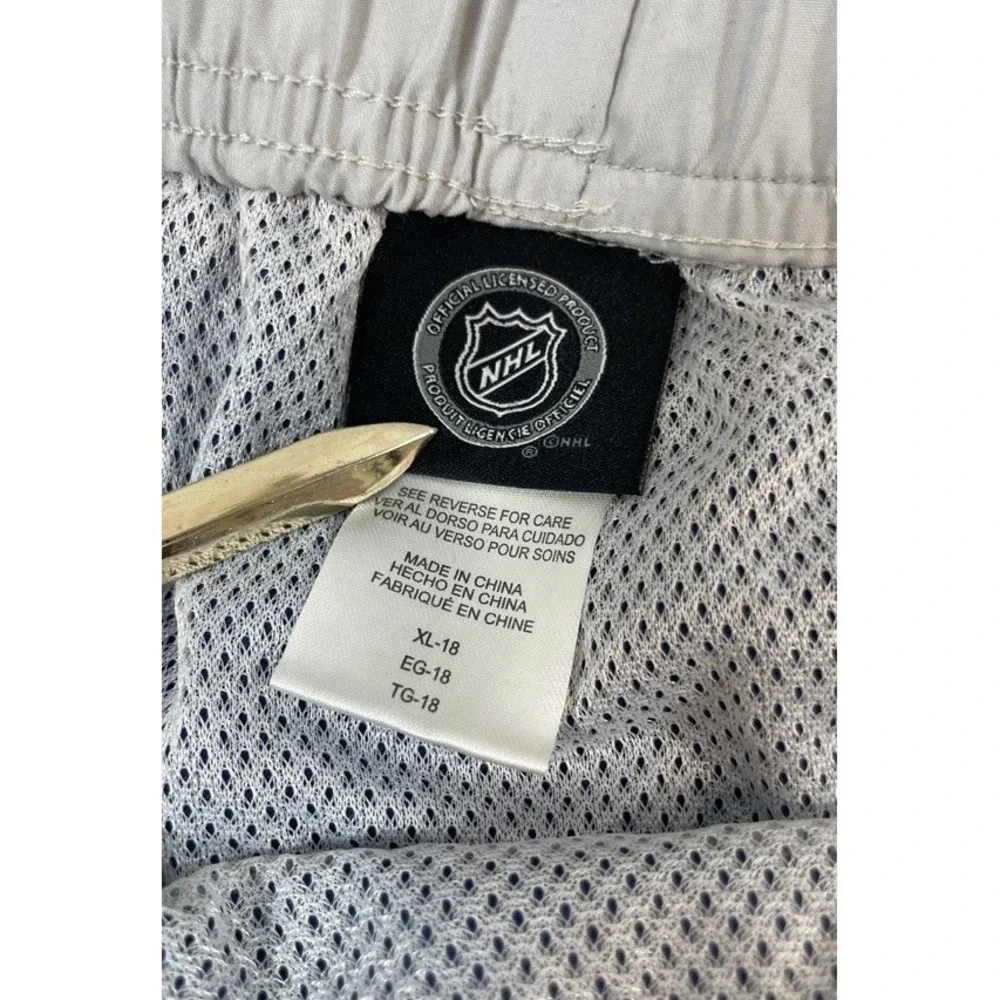 Outerstuff NHL Big Boys‎ Youth XL 18 Swim Shorts Toronto Maple Leafs Bieber Blue